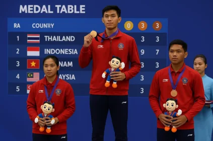 Klasemen Medali SEA Games Indonesia Naik ke Posisi Dua