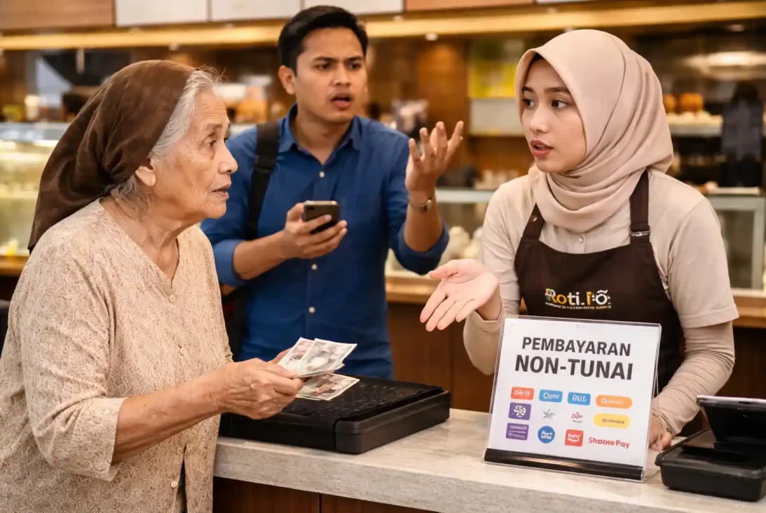 Kontroversi Tunai RotiO Picu Sorotan Pembayaran QRIS